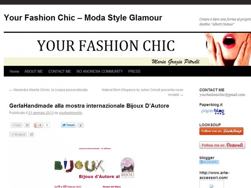 GerlaHandmade Bijoux D'Autor - Your Fashion Chic